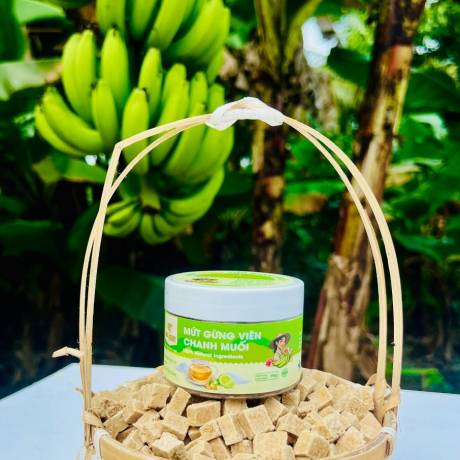 Mứt gừng viên chanh muối 85g